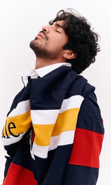 Dany Peña in  fashion look editorial shoot in Spain