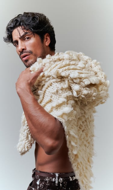 ⁠Dany Peña /commercial image with a light textured background