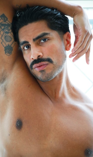 Dany Peña close-up editorial portrait