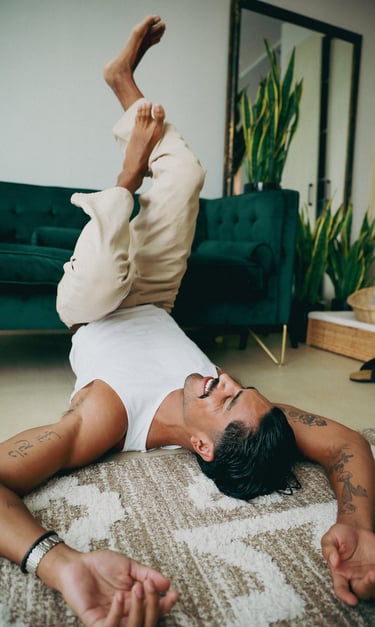 Dany Peña model and content creator in luxury lifestyle wellness photoshoot