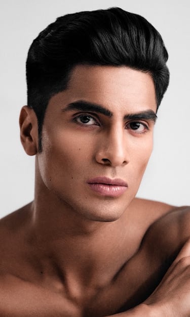 Dany Peña in a Beauty  campaign 