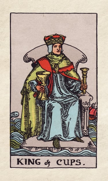 The Fool Meets the King of Cups: The Calm Within the Storm