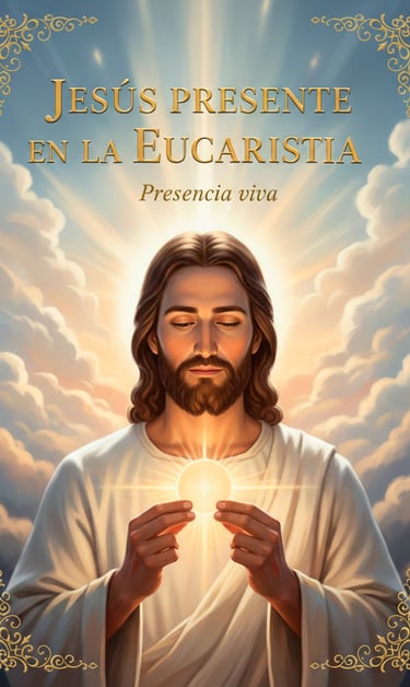 Jesus presente en la Eucaristia