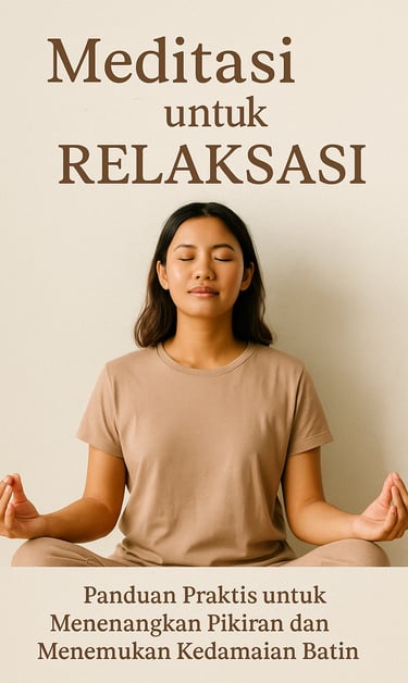 Panduan meditasi lengkap dalam Bahasa Indonesia: teknik relaksasi, chakra, yoga, dan mindfulness unt