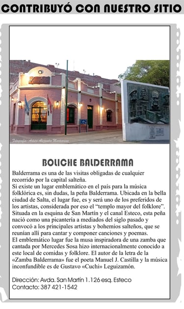 Imagen: Boliche Balderrama