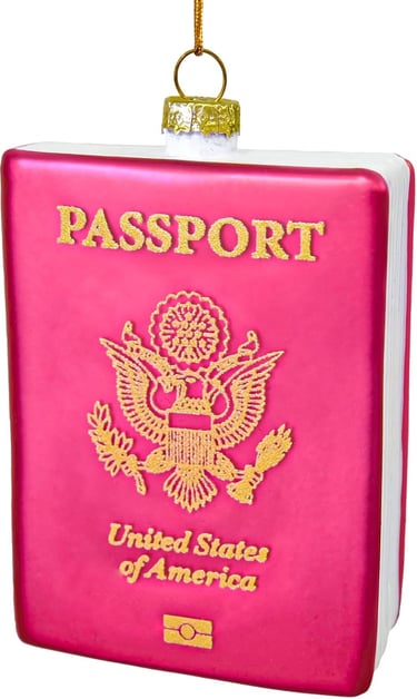 Passport ornament