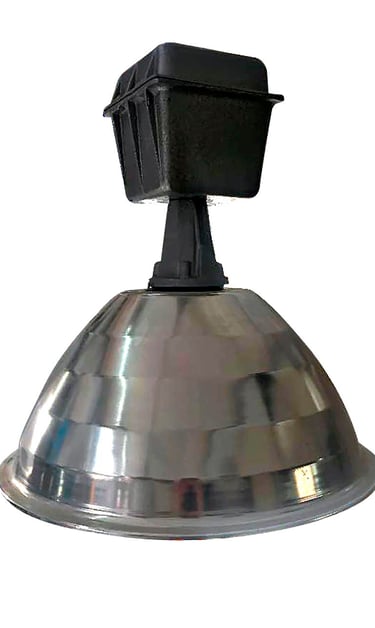 CAMPANA COLGANTE INDUSTRIAL 21" ADITIVOS METALICOS 1000W GOLDEN ILLUMINATION