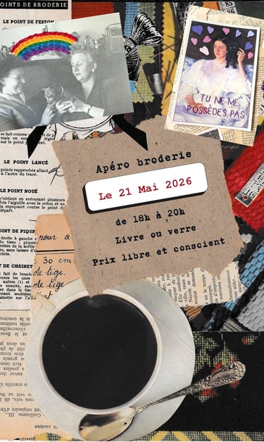 Ateleir Broderie Charleroi Atelier créatif Broderie sur photo