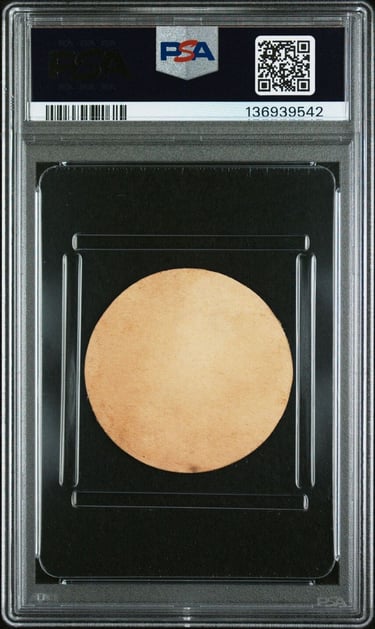 1952 Figuritas Lali #318 Goose Tatum Harlem Globetrotters Basketball Disc Card (back)