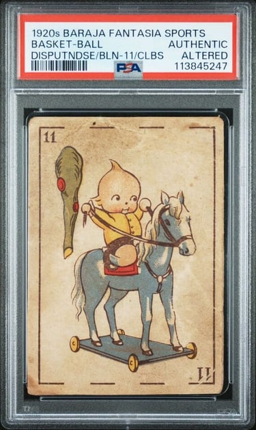 Baraja Fantasia Antique Sports Card