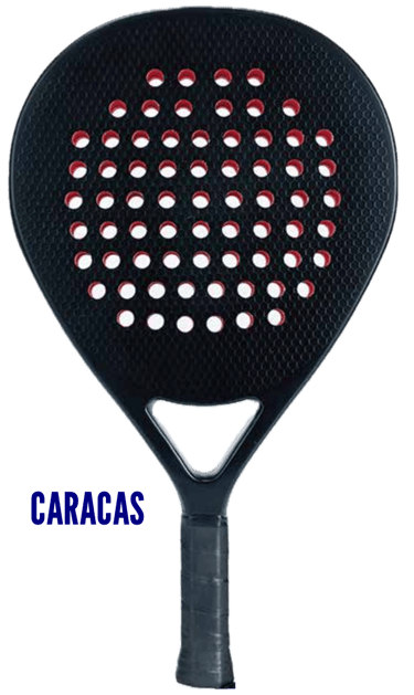 caracas-padel-vibes-custom-padel-racket - teardrop racket