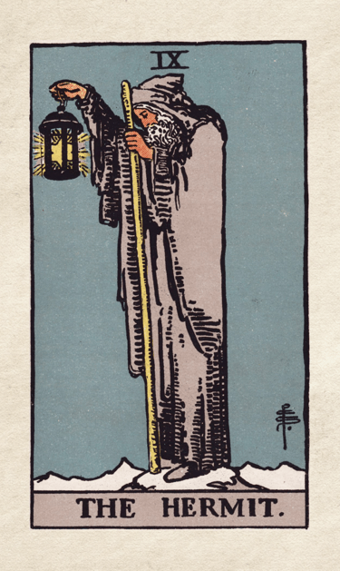 The Hermit: Represents introspection, guidance, and seeking solitude.