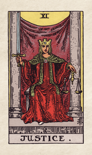 Justice: Represents fairness, truth, and taking responsibility.