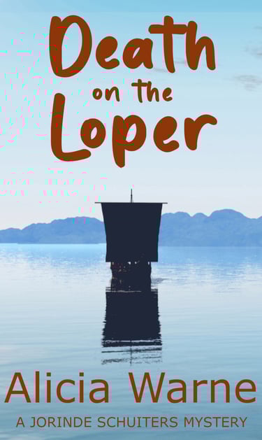 Cover of Death on the Loper, Book 1 in the Jorinde Schuiters Mysteries by Alicia Warne