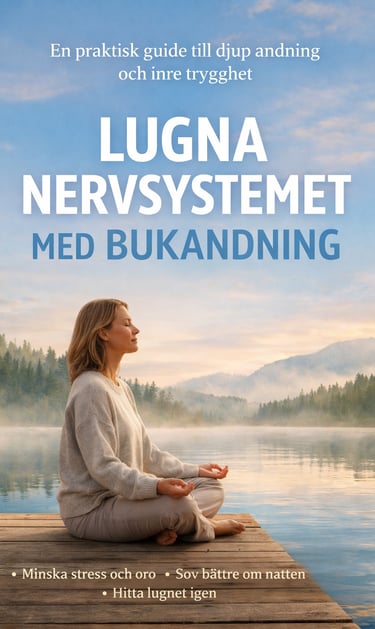 Lugna nervsystemet naturligt med bukandning. En praktisk guide för stress, oro och bättre sömn – uta