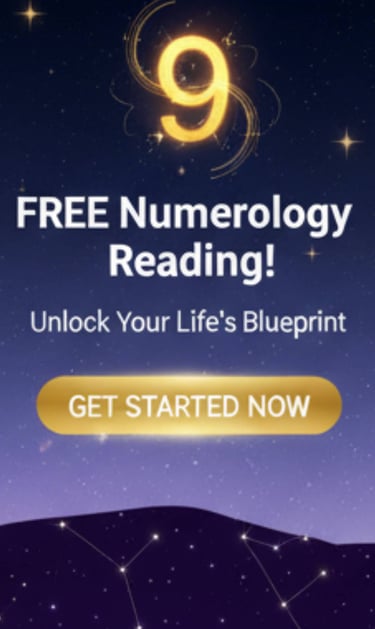 A phone with the text free numerology reading
