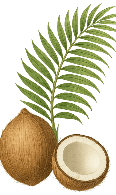 coconut illustration