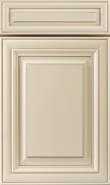 Creme Maple Glazed Kitchen Cabinet