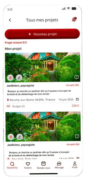 Page application homecraft