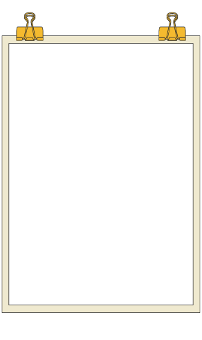 a blank paper clipboard with a clipping board