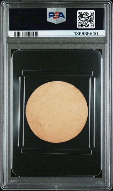 1952 Figuritas Lali #304 Bob Milton Harlem Globetrotters Basketball Disc Card (back)