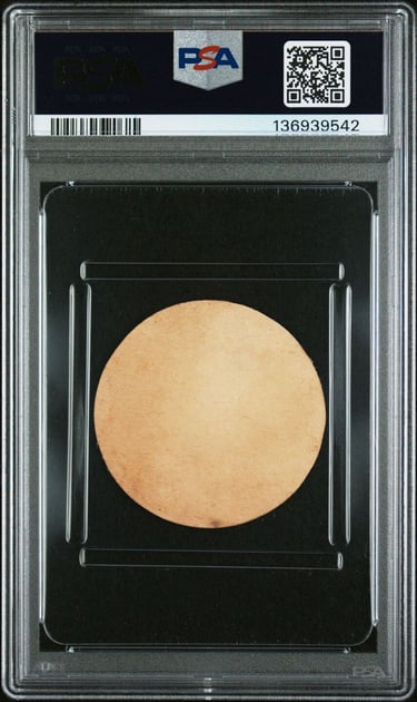 1952 Figuritas Lali #318 Goose Tatum Harlem Globetrotters Basketball Disc Card (back)