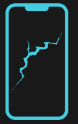 Bankeaz | Broken phone icon