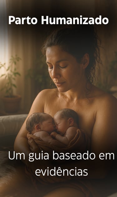 imagem de uma mulher segurando os seus bebês