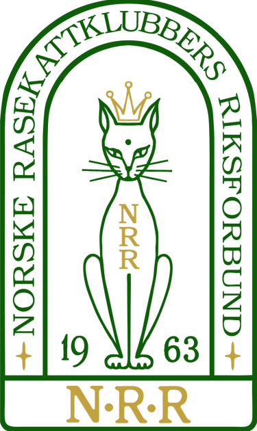 Norske Rasekattklubbers Riksforbund NRR Logo