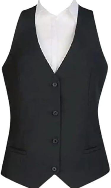 Black vest for women