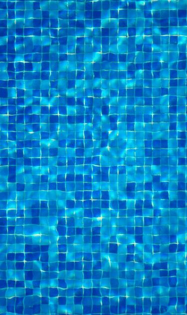 Pool Mosaikfliesen in Blau – glänzendes Design für ein mediterranes Ambiente.