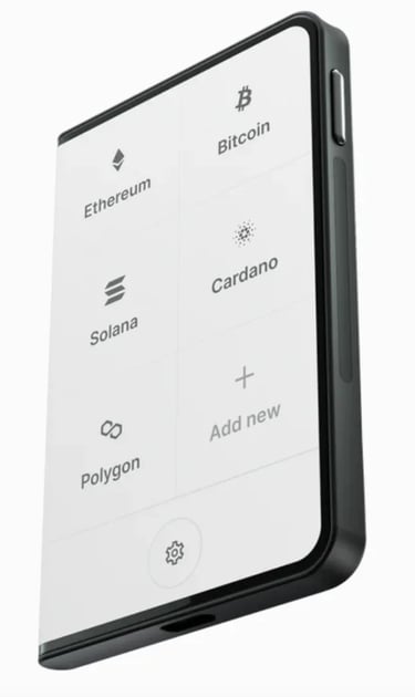 Ledger Stax device