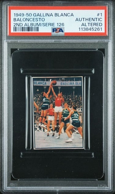 Rare 1940s European Basketball Cards