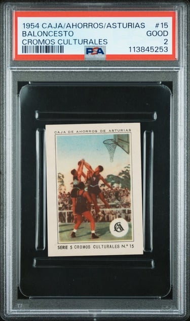 Rare 1936 Olympics Spanish Card Basketball