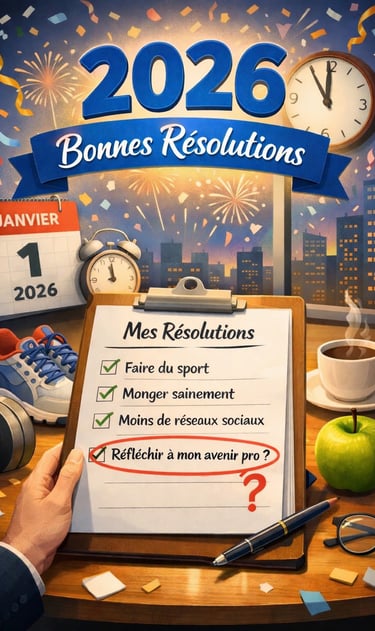 Résolutions pour 2026 réfléchir à son avenir professionnel bilan de compétences yvelines