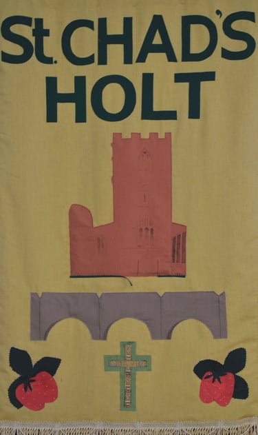 a flag for St Chads church