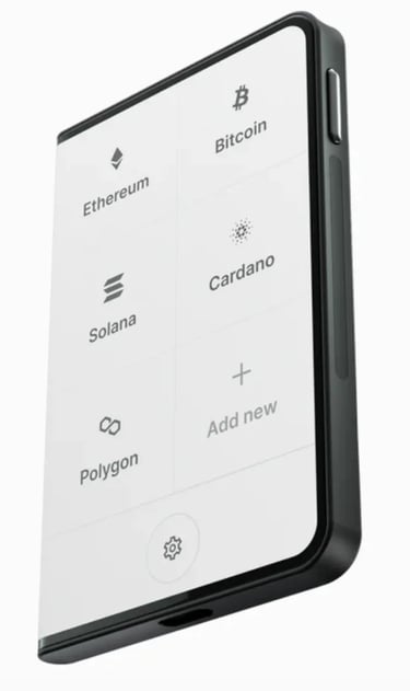 Ledger Stax device