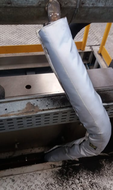 Isolação térmica removível para mangueiras