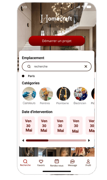 Page application homecraft