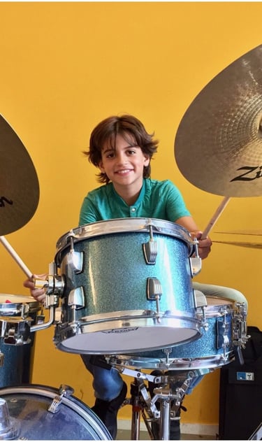 Drumles voor kinderen bij Drumschool Stefan van de Brug in Den Haag