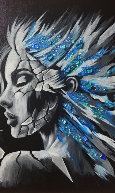 Awakening - Acrylic & Mixed Media