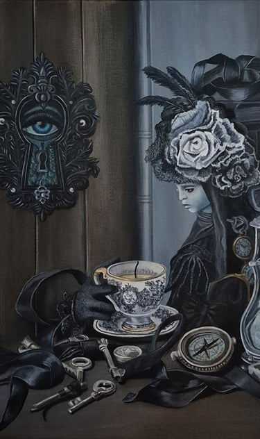Shadows Of Silence - Acrylic on canvas