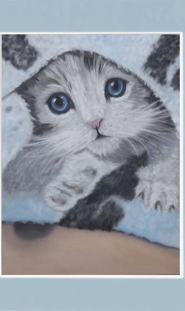Through Blue Eyes - Soft pastel