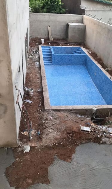 construction d une piscine personnels