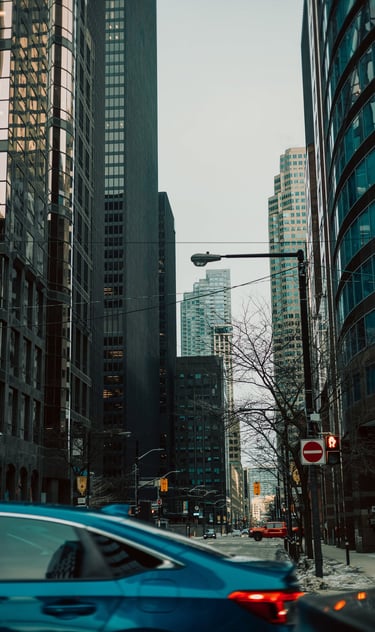 Toronto, downtown, photography, buildings, street