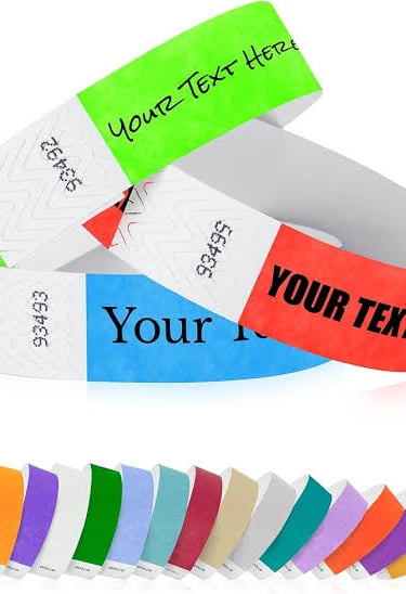 Waterproof-tyvek-wristbands 