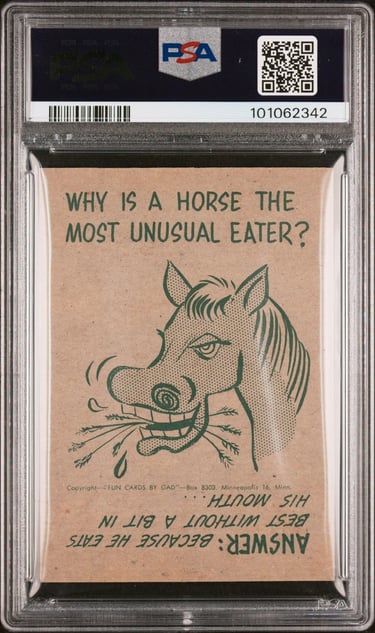 Humorous Funny Vintage Basketball Card