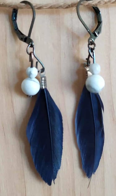 Bijoux Les Couleurs de Lo Collection plumes