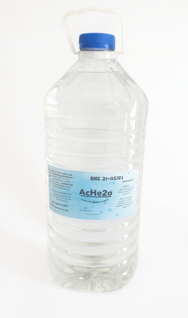 Botella de agua por 6 litros descartable