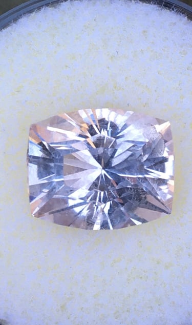 Morganite Gemstone Art